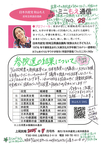 「ミニもえ通信」No.28